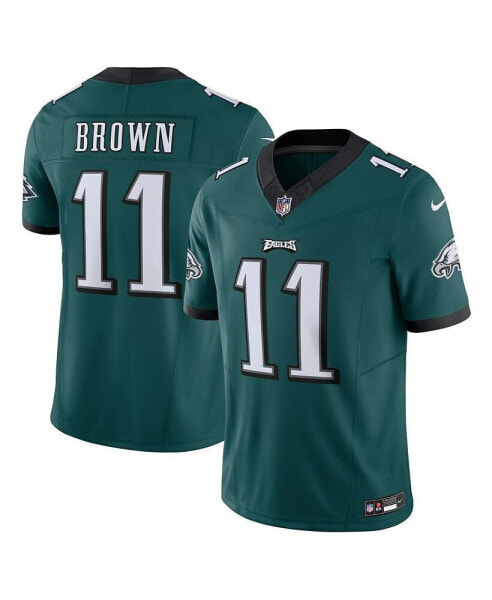 Футболка Nike мужская A.J. Brown Midnight Green Philadelphia Eagles Vapor F.U.S.E. Limited Jersey