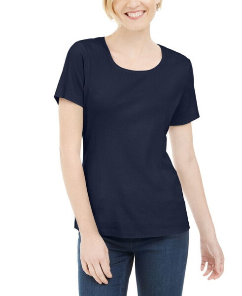 Топ Karen Scott Scoop Neck