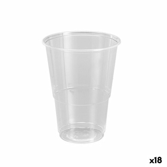 Набор многоразовых чашек Algon Пластик Прозрачный 12 Предметов 500 мл (18 штук)