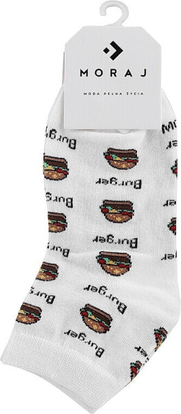 Kindersocken Fast-Food weiß - Moraj 18-20 (27-30)