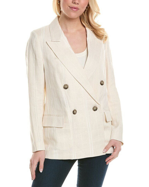 Peserico Linen-Blend Jacket Women's