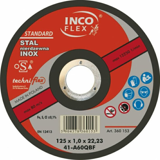 Металл Inox Incoflex 125 * 1.0 - Универсальный шлифовальный станок