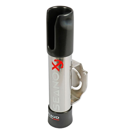 SEANOX Black Rubber Open Stainless Steel Rod Holder