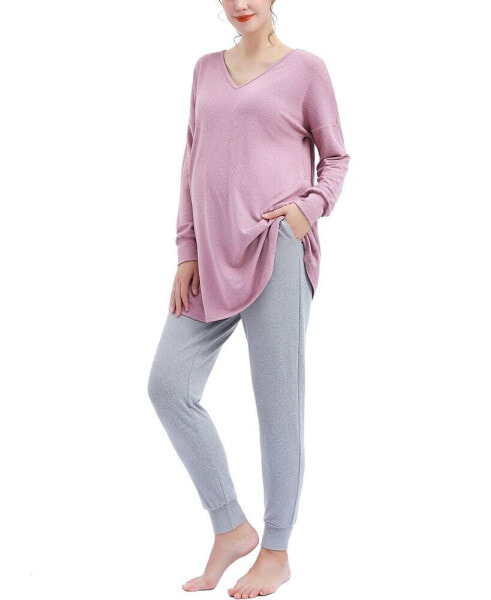 Maternity Emilia Nursing 2-Piece Pajama Set