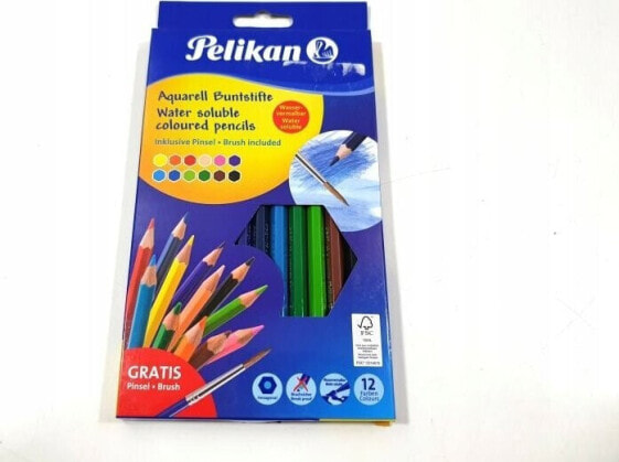 Pelikan Pelikan Buntstifte Standard Aquarell BSA12LN 12Stk.