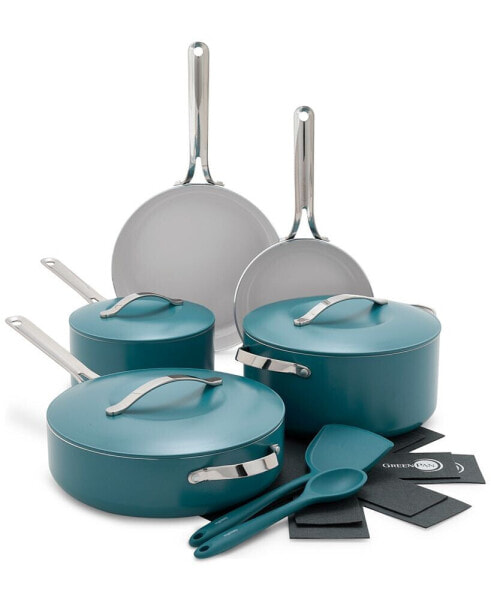 Nova 10-Pc. Ceramic Nonstick Cookware Set