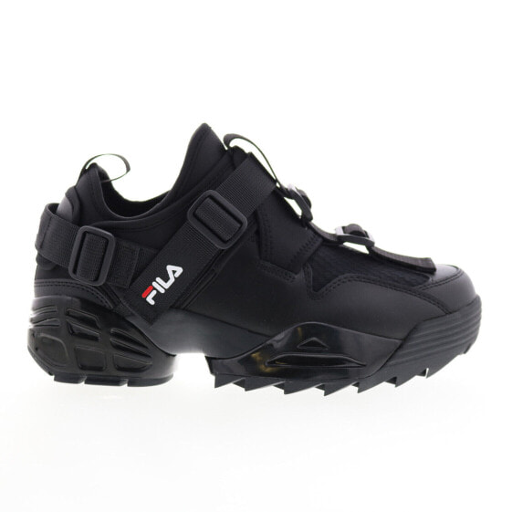 Fila Unit LE 5XM01523-013 Womens Black Canvas Lifestyle Sneakers Shoes 10