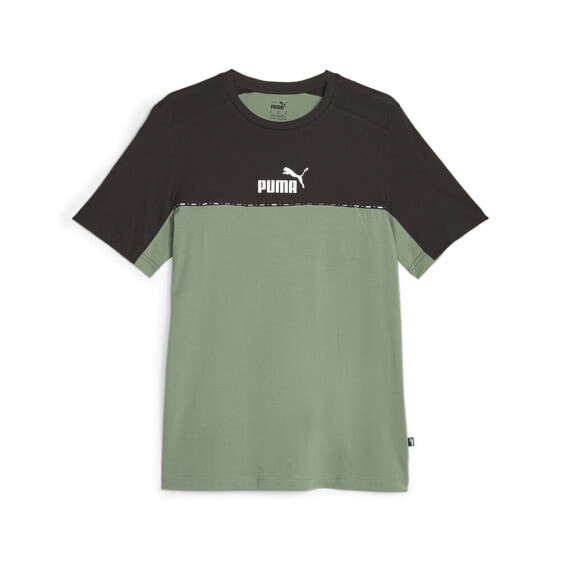 PUMA Ess Block X Tape short sleeve T-shirt