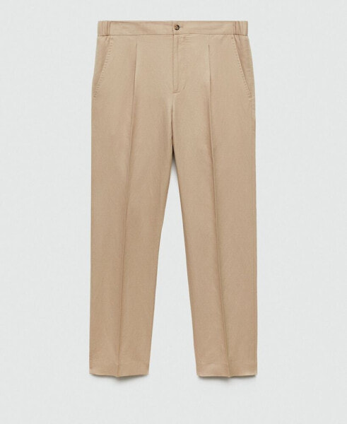 Men's Straight-Linen Pants