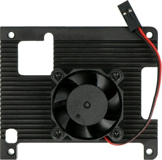 Радиатор Raspberry Pi 4B - ободок с вентилятором Alloy Heatsink (DNG-18128)