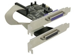 Delock PCI Express card 2 x parallel - PCIe - Wired - Windows 2000/XP - 2003 - Vista