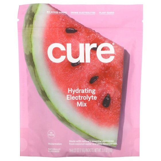 Hydrating Electrolyte Mix, Watermelon, 14 Packets, 0.27 oz (7.6 g) Each