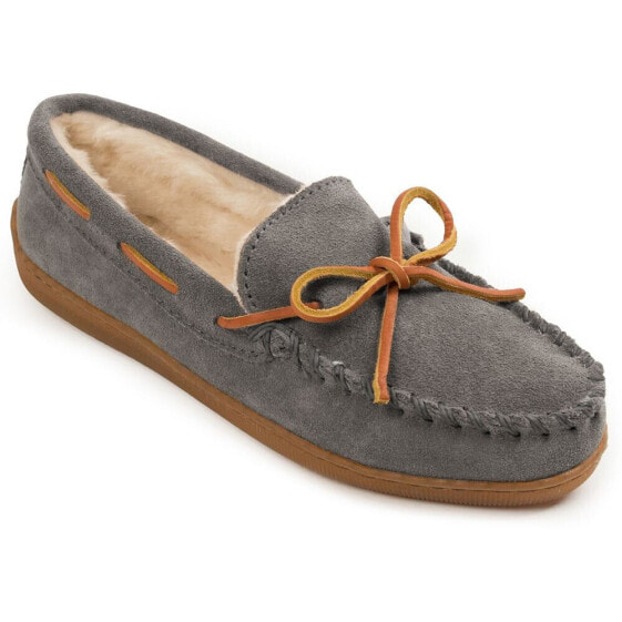 Women's Suede Pile Lined Hardsole Slippers