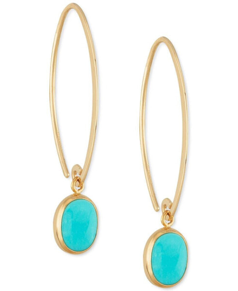 Серьги Macy's Sleeping Beauty Turquoise Threader