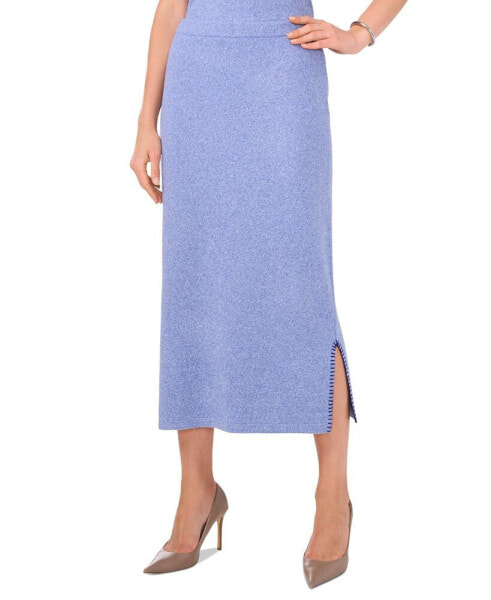 Women's Whipstitched Midi Sweater Skirt