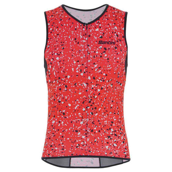 SANTINI Sleek Pietra sleeveless jersey