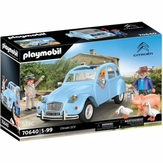 Игровой набор Playmobil Citroen 2CV 70646 Car Blue Exhibition (Выставка)