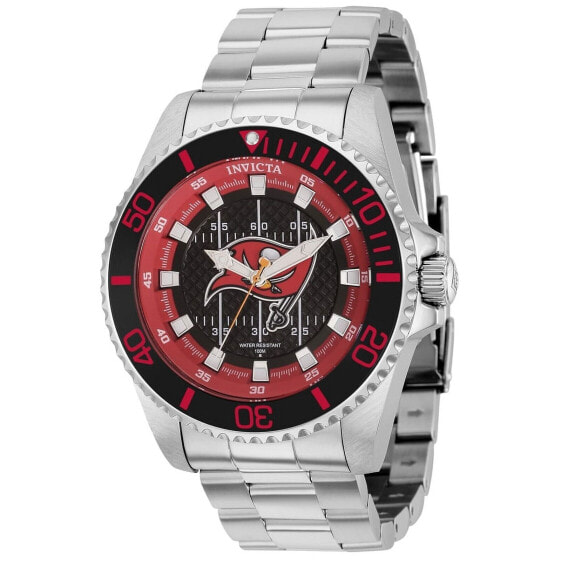 Invicta NFL Black and Red and Grey and White Dial Men's Watch 36949