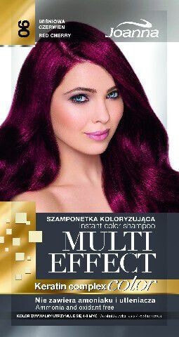 Joanna Multi Effect Color Keratin Complex Szamponetka 06 Wiśniowa Czerwień 35 g