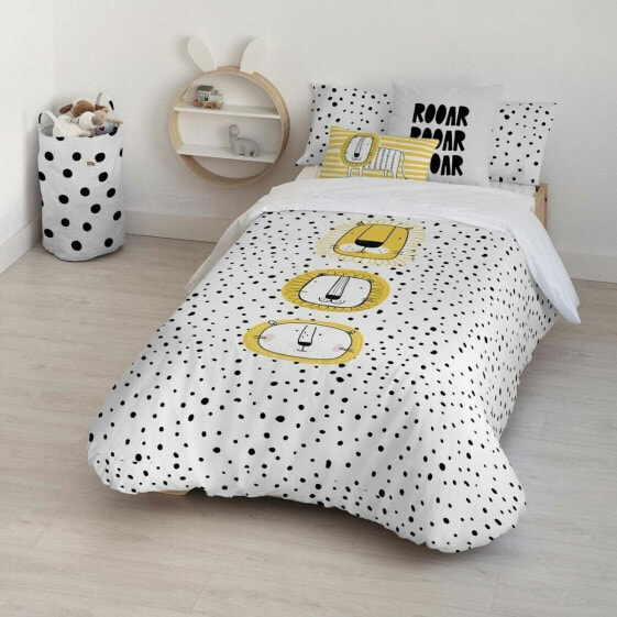 Пододеяльник Kids&Cotton Dakari Big Белый Чёрный 180 x 240 cm