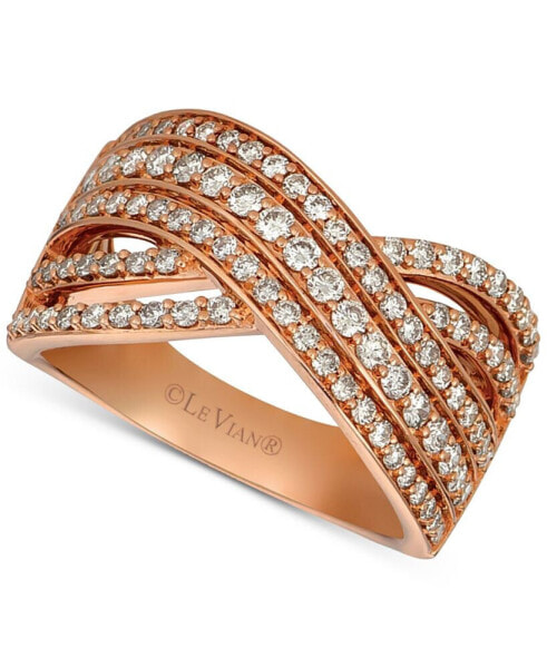 Кольцо Le Vian Diamond Crossover Rose Gold.