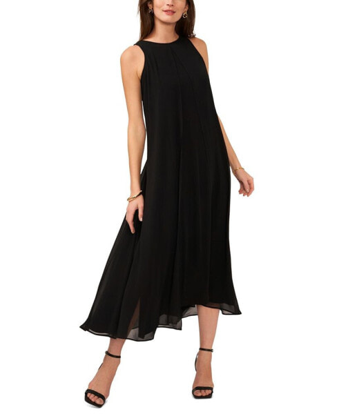Women's Sleeveless Overlay Maxi Dress