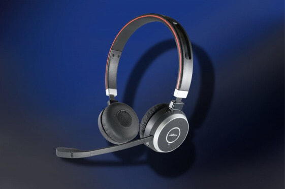 AGFEO Evolve 65 BT Duo - Headset - Head-band - Calls & Music - Grey - Status - Wireless