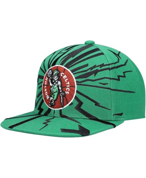 Men's Kelly Green Boston Celtics Hardwood Classics Earthquake Snapback Hat
