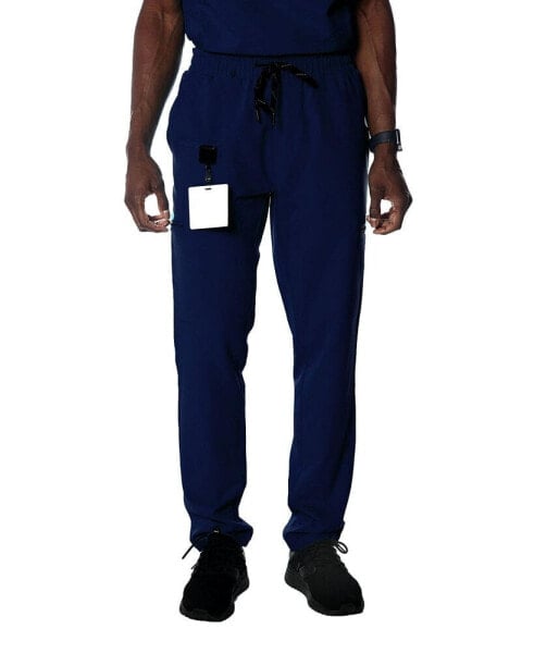 Men's Hampton Open Bottom Scrub Pants For Short Men