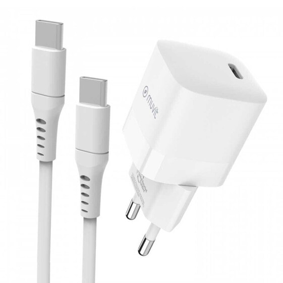 MUVIT FOR CHANGE PD 30W + Cable USB-C 3A 1.2 m USB-C Wall Charger