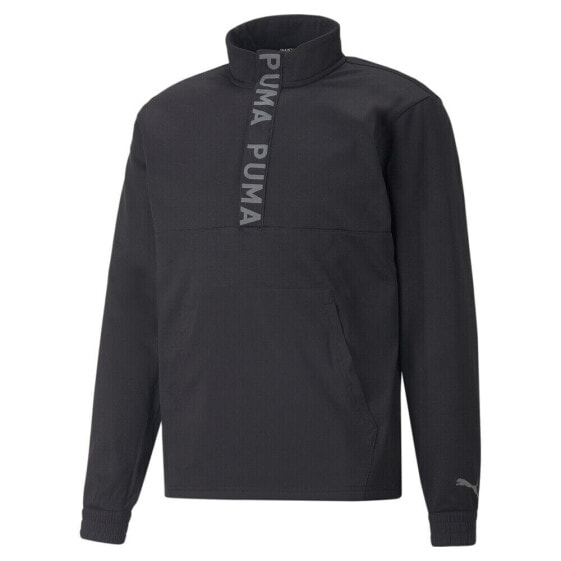 Puma Fit Pwrfleece Mock Neck Long Sleeve Pullover Sweatshirt Mens Size XS Casua