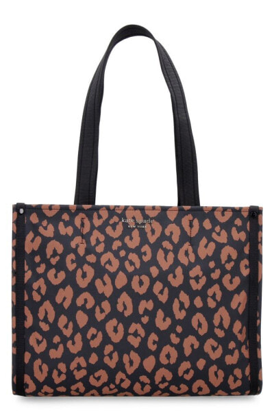 Женская сумка большая принт леопардовый kate spade new york