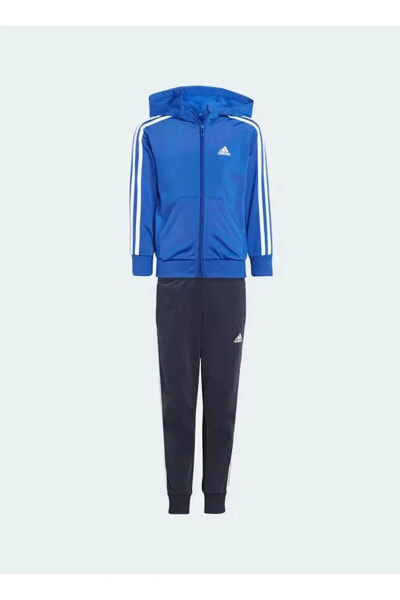 Спортивный костюм Adidas Düz Mavi Erkek IJ6359 LK 3S SHINY TS