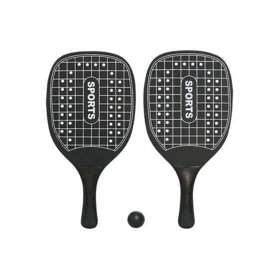 SOFTEE 2 Wooden Rackets+Ball