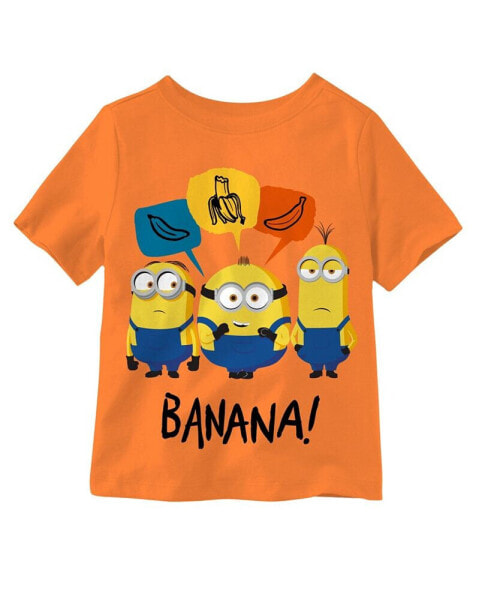 Minions Toddler Boys Short Sleeve Graphic T-shirt