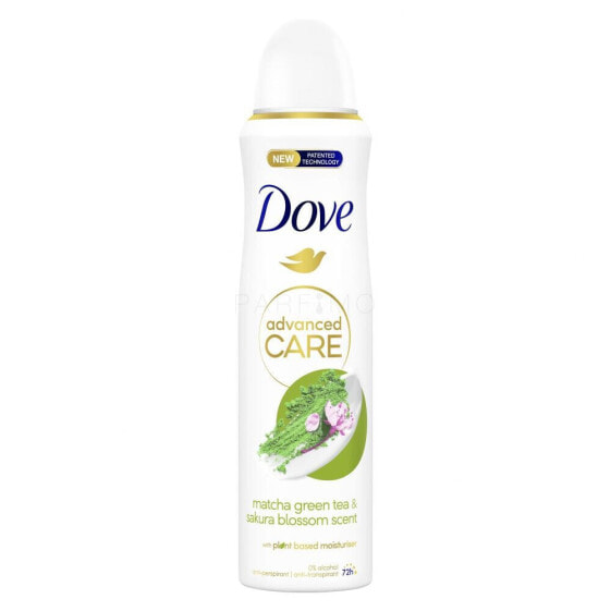 Dove Advanced Care Matcha Green Tea & Sakura Blossom 72h 150 ml antiperspirant Deospray für Frauen