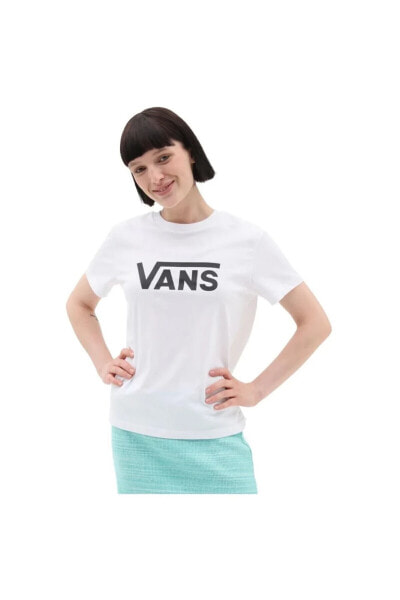 Wm Drop V Ss Crew-B Kadın T-shirt
