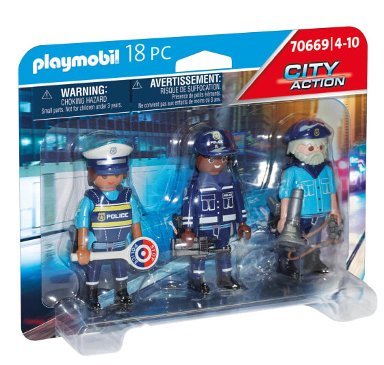 Игровой набор PLAYMOBIL City Action Figure Set Police Детям .