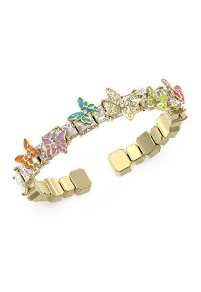 Chrysalis Statement Gold Plated Butterfly Bracelet JUBB04088JWYGMCT/U