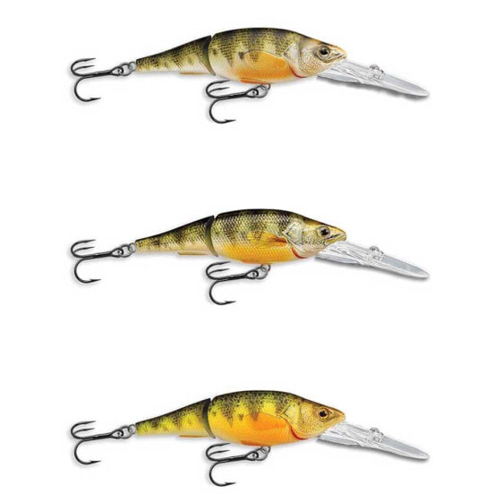 LIVE TARGET Yellow Perch YPJ73D Floating Jointed Minnow 73 mm 11g