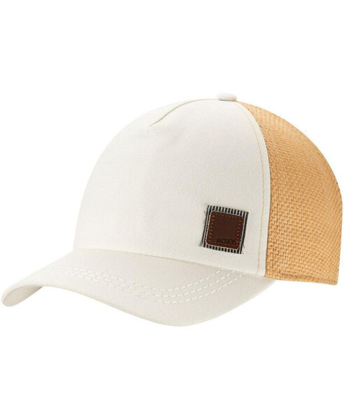 Women's Quiksilver White Incognito Adjustable Trucker Hat