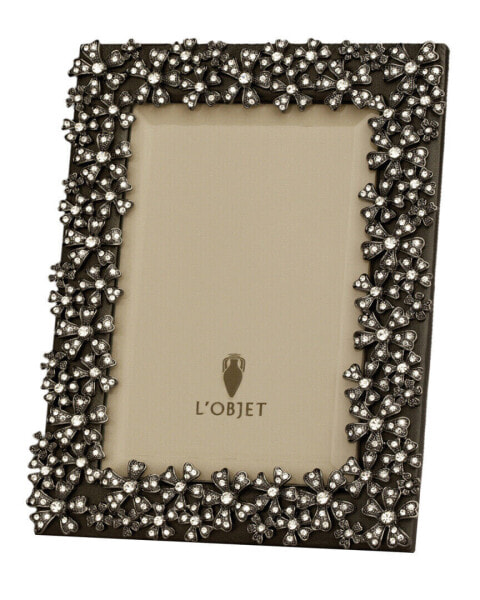 L'objet Garland Noir & White 8 X 10 Crystal Frame