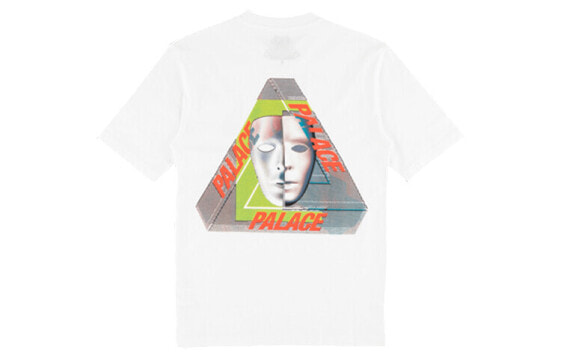 PALACE Tri-Bury 人脸面具短袖T恤 男款 白色 送礼推荐 / Футболка PALACE Tri-Bury T P16TS086