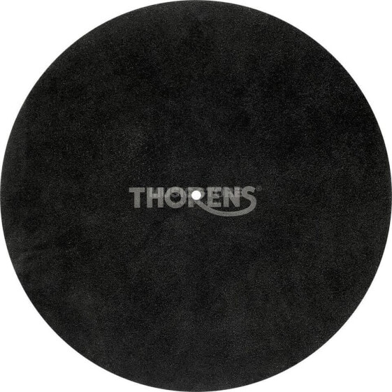 Thorens Ledermatte schwarz