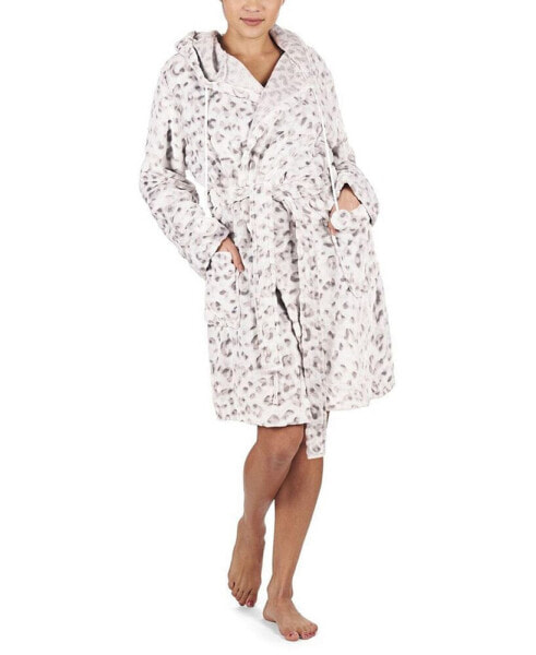 Пижама MEMOI Халат домашний "Leopard Plush" для женщин