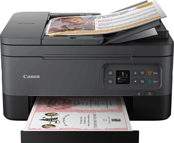 Принтер струйный Canon PIXMA TS7450a, цветная печать, 4800 x 1200 DPI, A4, прямая печать, черный