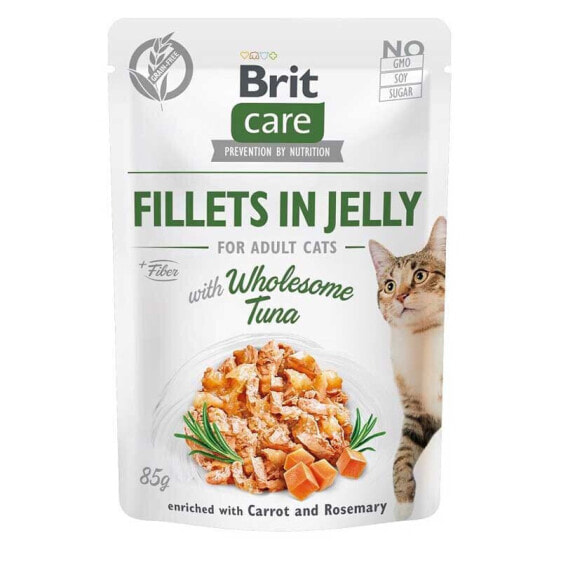 BRIT Care Fillets In Jelly Tuna Fillets 85g Wet Cat Food