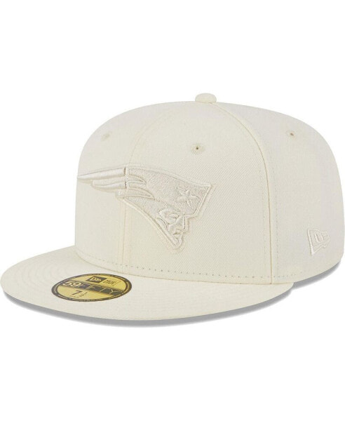 Men's Cream New England Patriots Color Pack 59FIFTY Fitted Hat