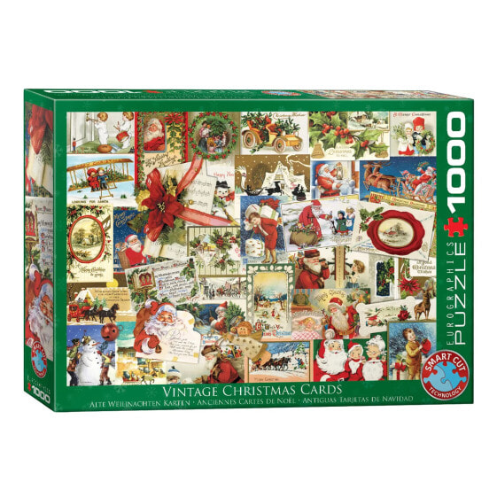 Puzzle Vintage Weihnachtskarten