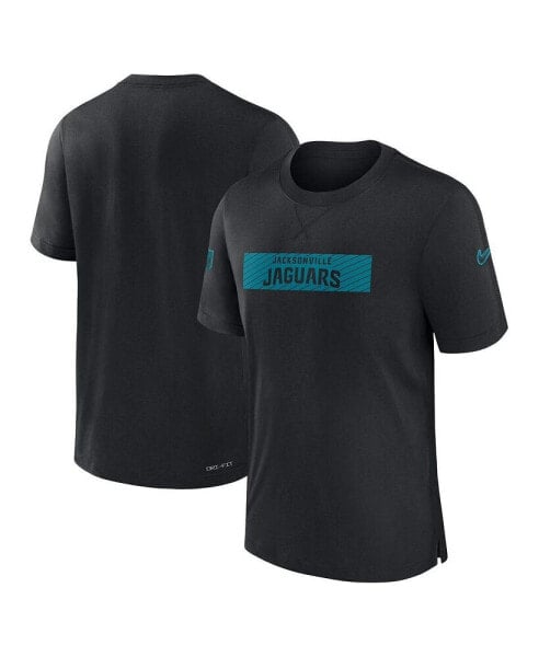 Men's Black Jacksonville Jaguars Sideline Player Performance T-Shirt